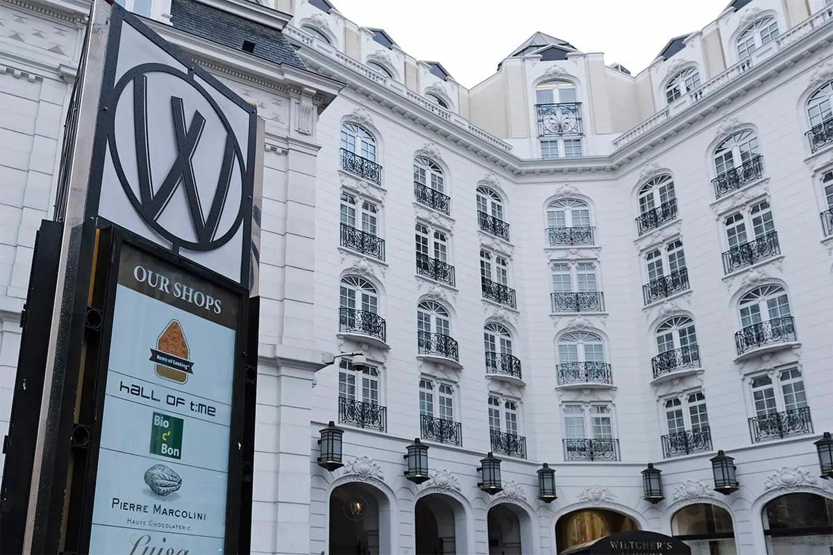 Steigenberger Wiltcher's hotel on Avenue Louise in Brussels