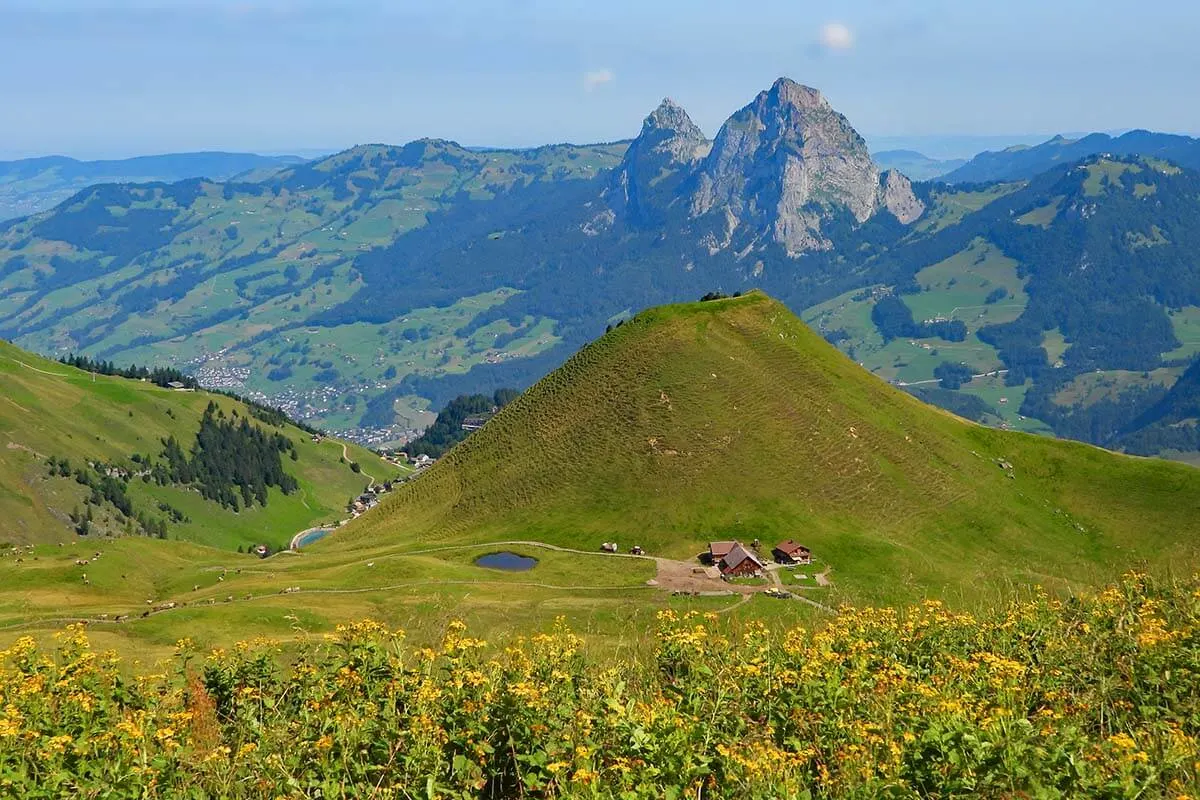 Stoos hiking area in Switzerland