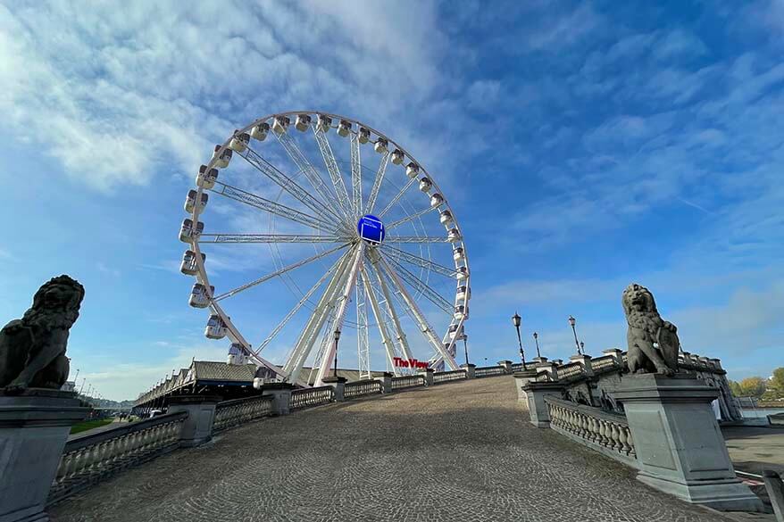 The View Antwerpen ferris wheel - one of the best tourist attractions in Antwerp Belgium