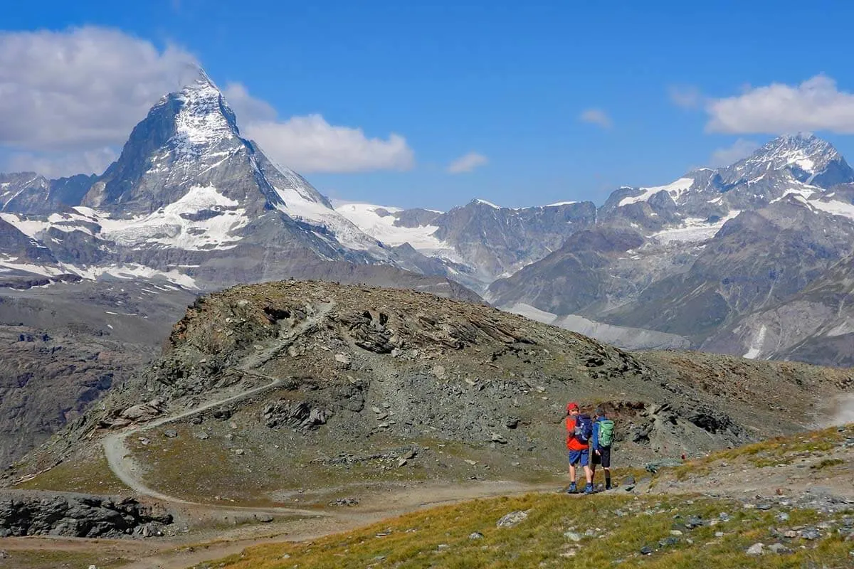 Top things to do in Gornergrat - hiking with a view of the Matterhorn