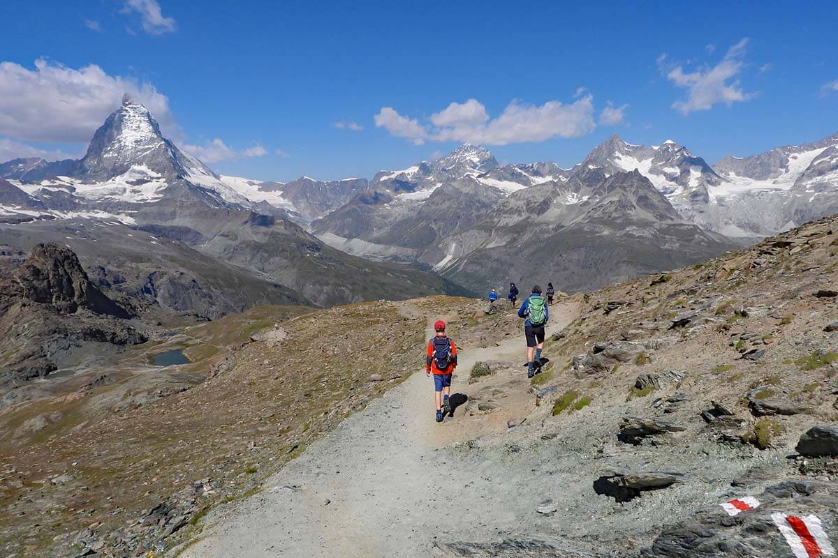 Zermatt day trip - do a short hike at Gornergrat