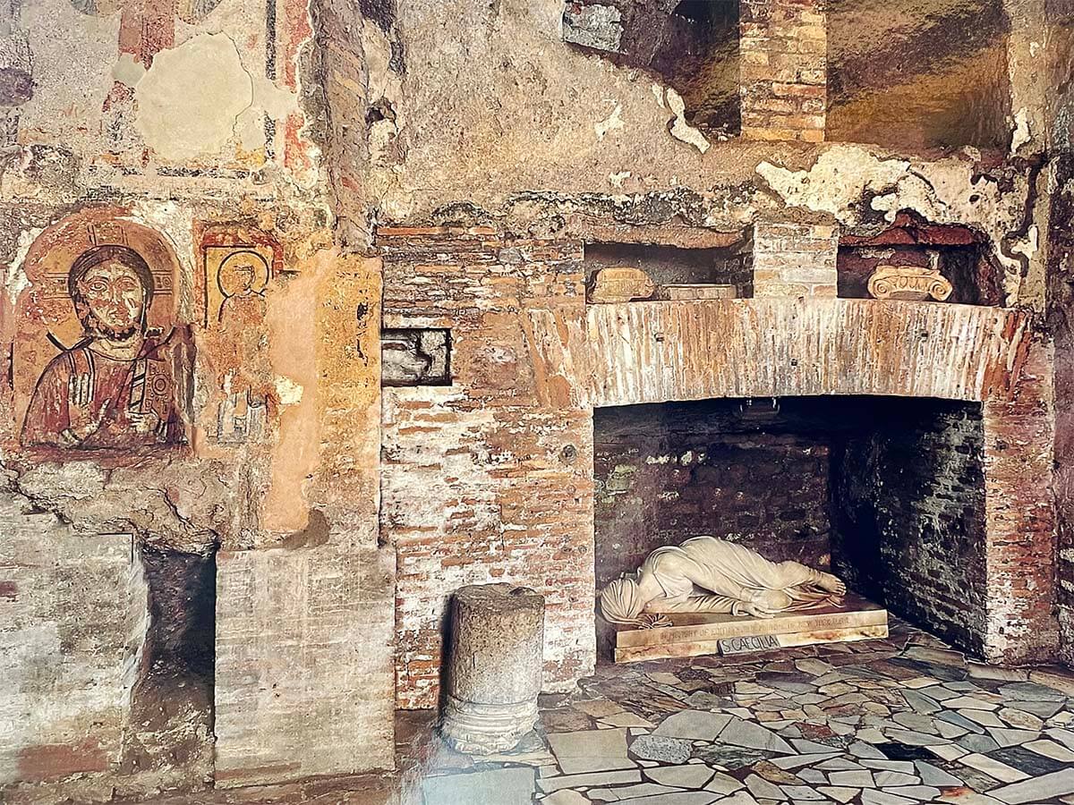 Catacombs of St Callixtus Rome