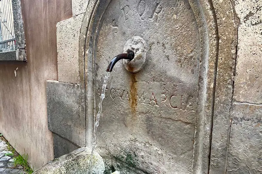 Drinking fountain in Rome