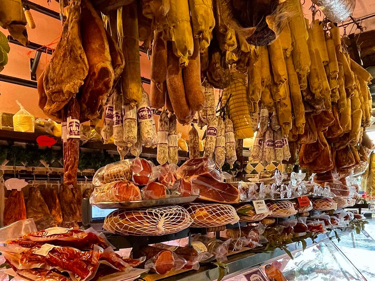 Norcineria (meat shop) in Rome