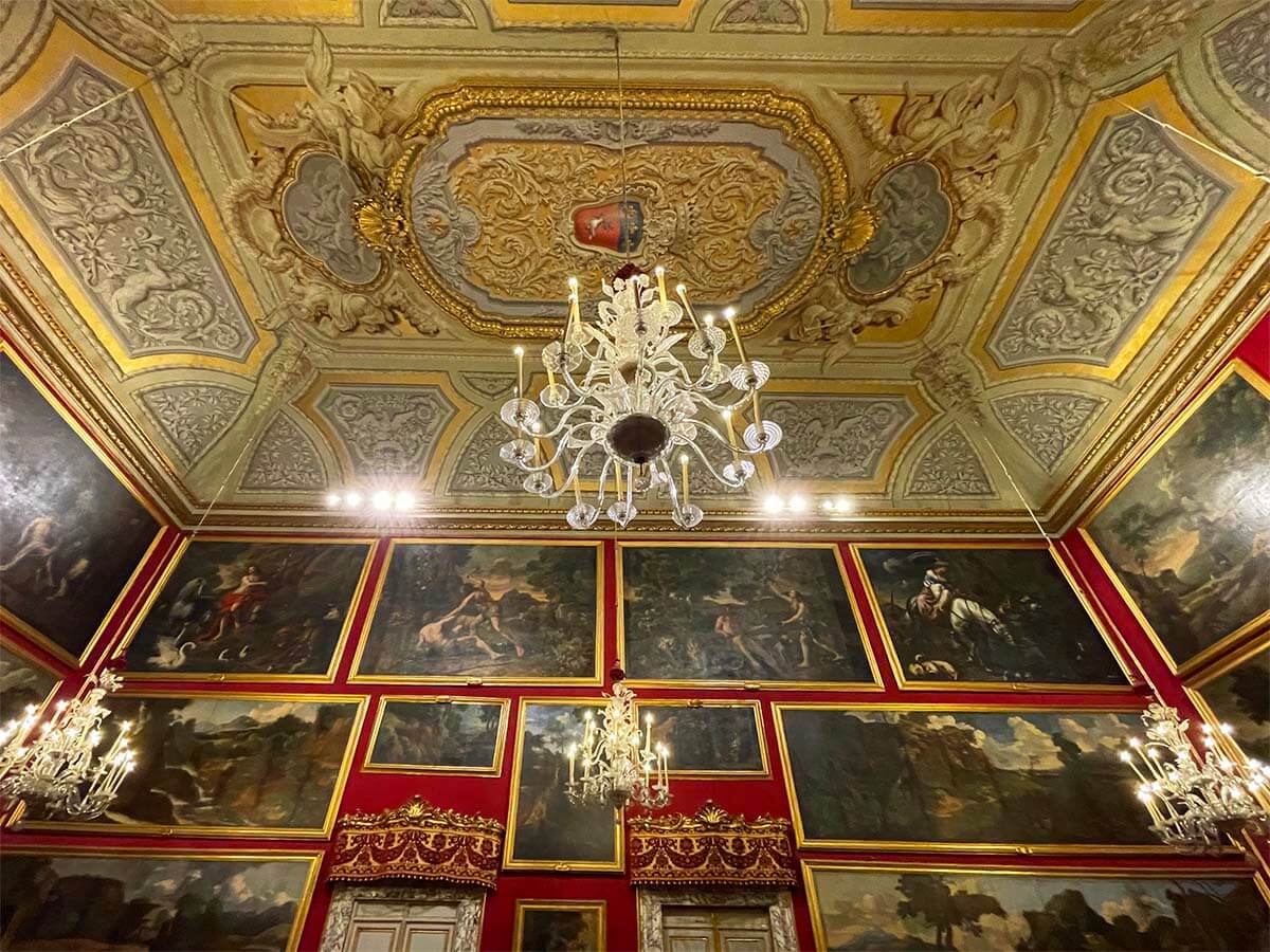 Paintings at Doria Pamphilj Gallery in Rome Italy