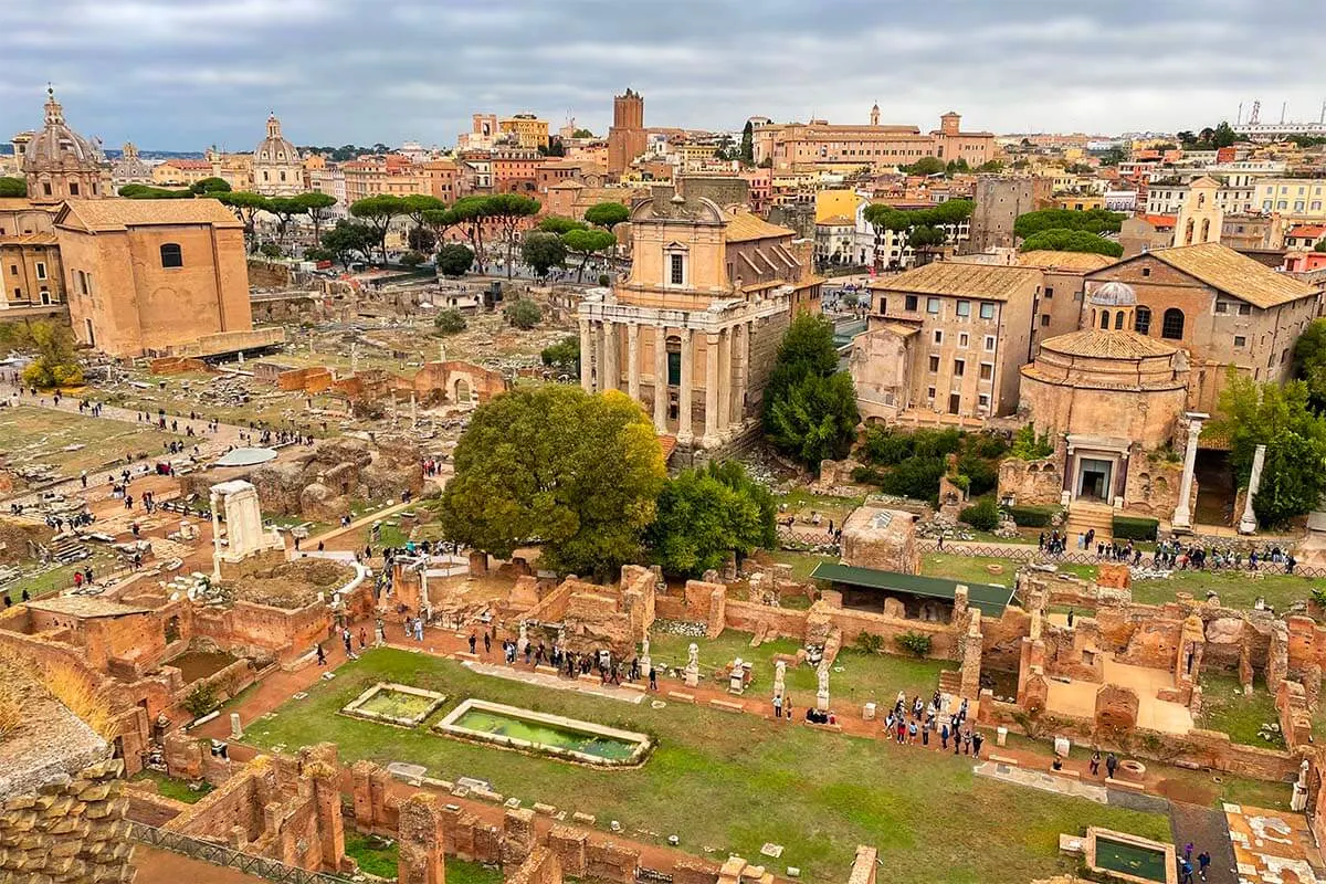 Roman Forum in Rome Italy