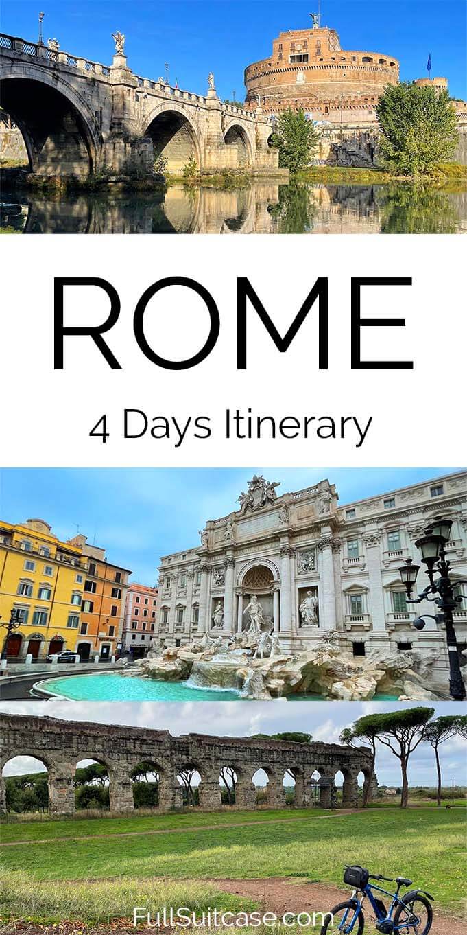 Rome 4 days itinerary