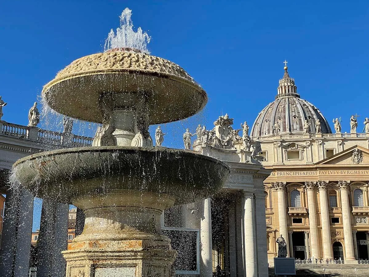 St Peter Square at the Vatican