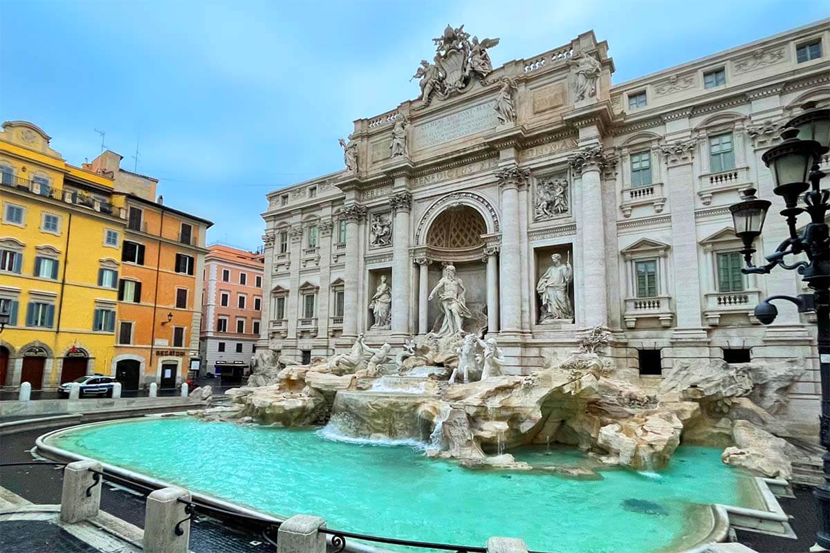 Fontana de Trevi en Roma Italia