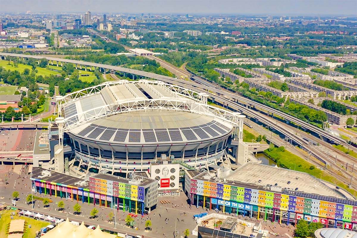 Amsterdam attractions - Johan Cruijff ArenA (AJAX Stadium)