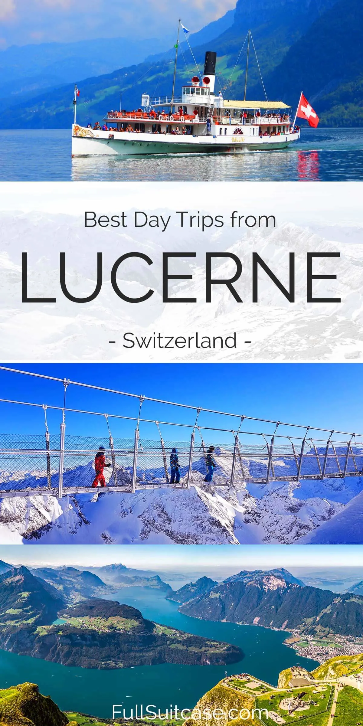 Best day trips, tours, and excursions near Lucerne in Switzerland