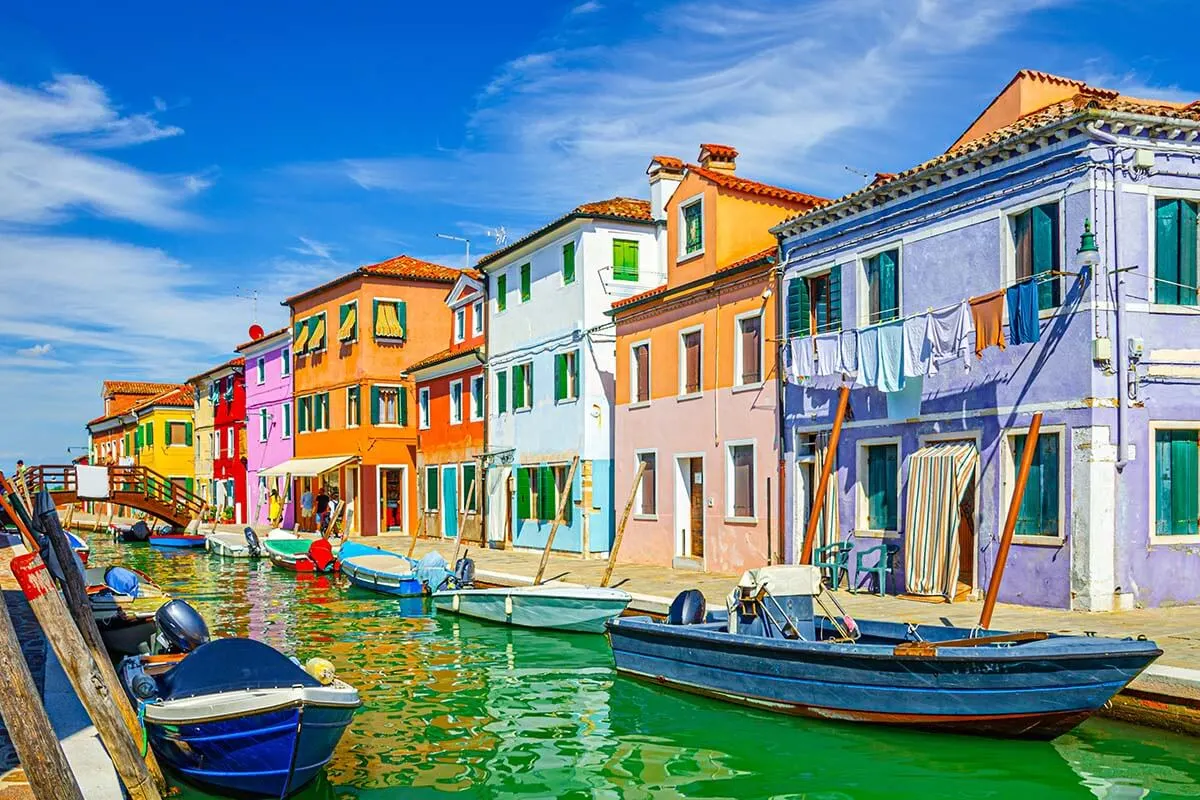 Burano Island is one of the nicest places to see in Venice Italy