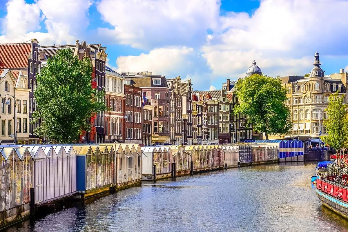 Floating flower market is one of the must sees in Amsterdam