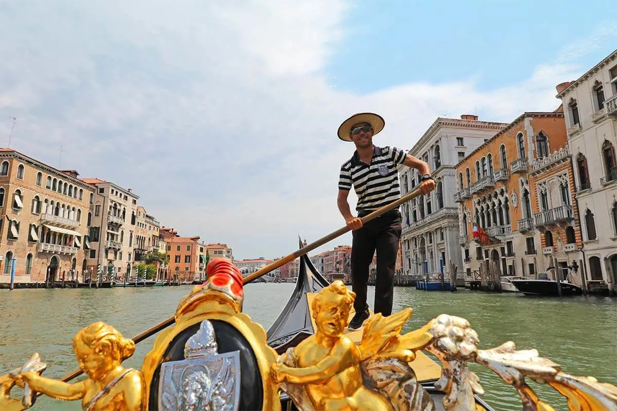 Gondola ride - must do in Venice