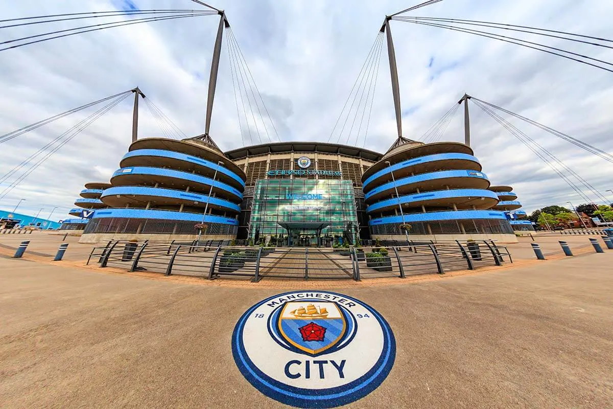 Manchester City Stadium (Etihad Stadium) in Manchester UK