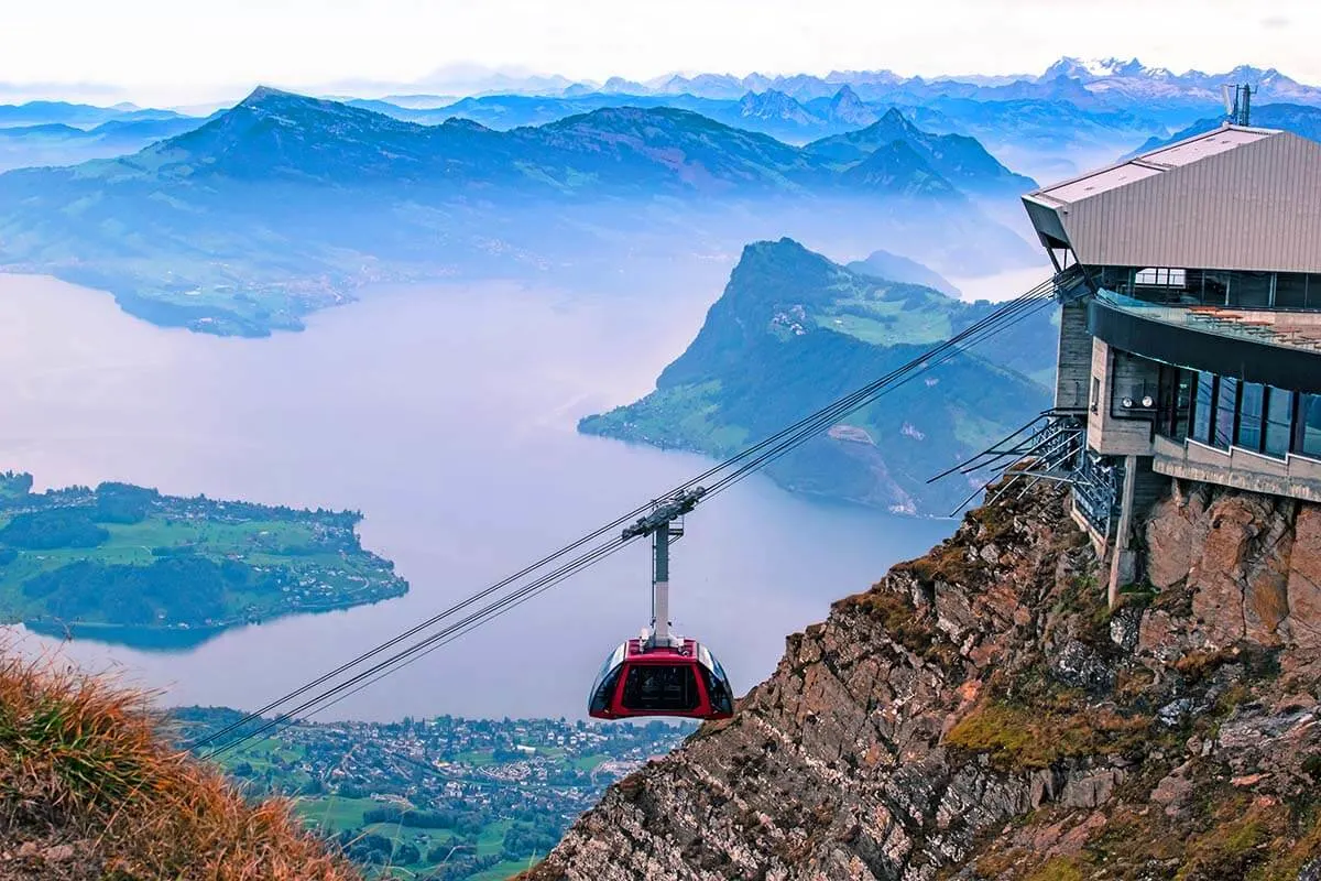 Mt Pilatus Dragon Ride - aerial cable car