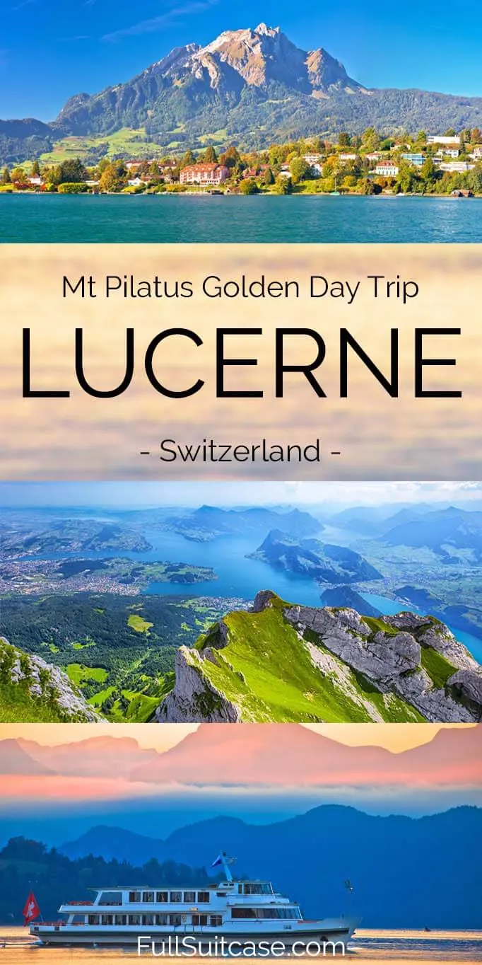 Mt Pilatus Golden Round Trip - Pilatus day trip itinerary from Lucerne Switzerland