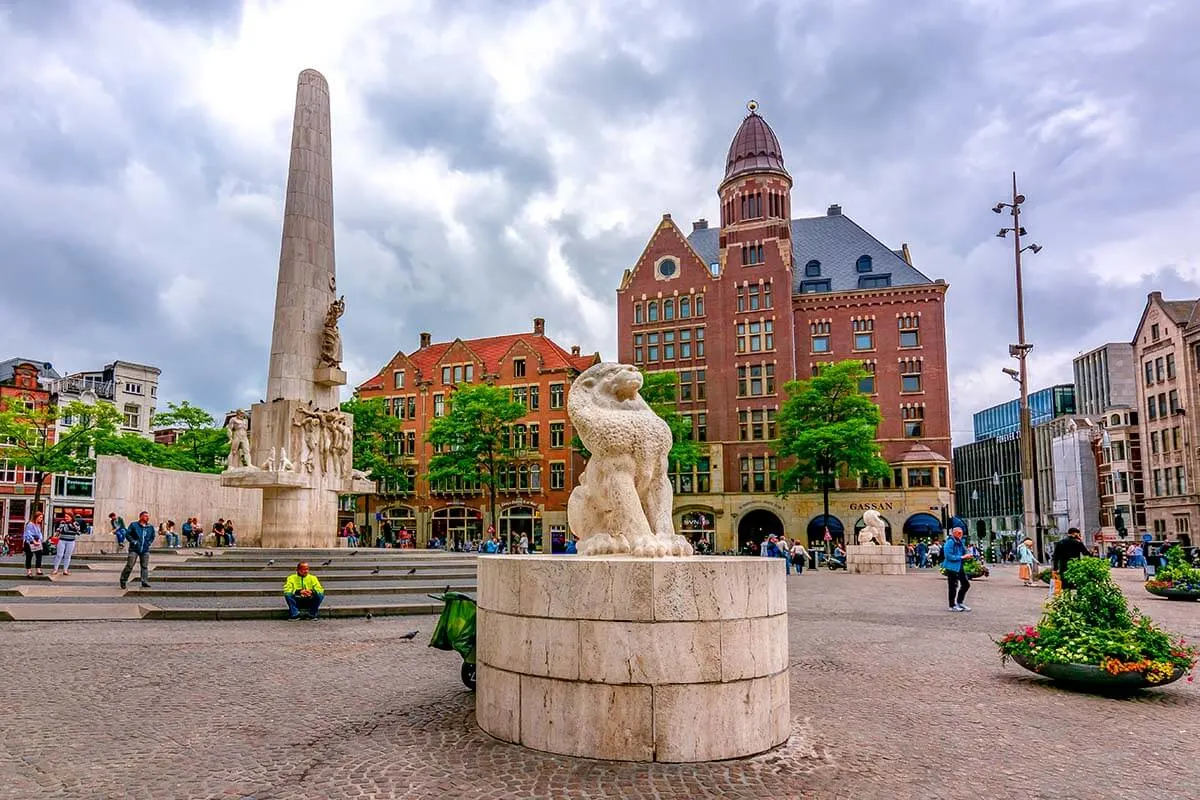 National Monument on Dam Square in Amsterdam