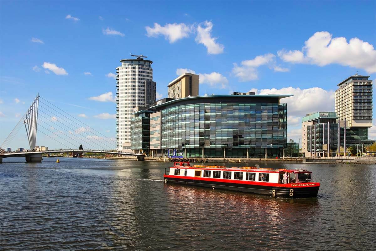 River cruise is one of the fun things to do in Manchester UK