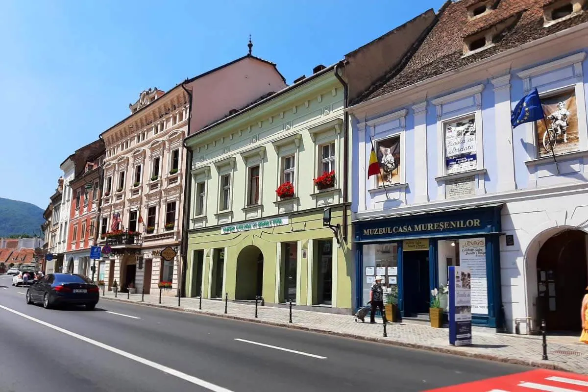 Strada Muresenilor in Brasov Romania