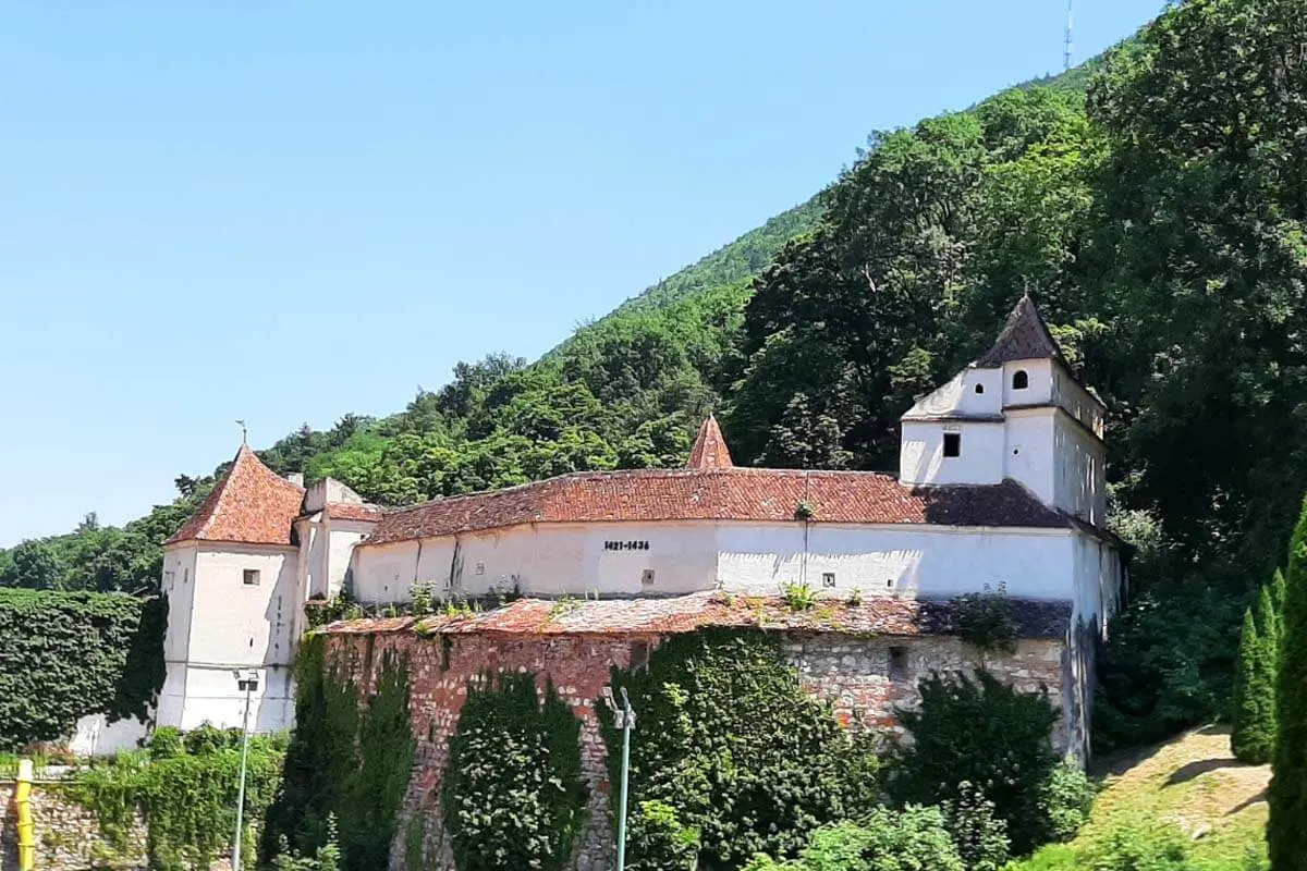 Weavers Bastion in Brasov Rumania