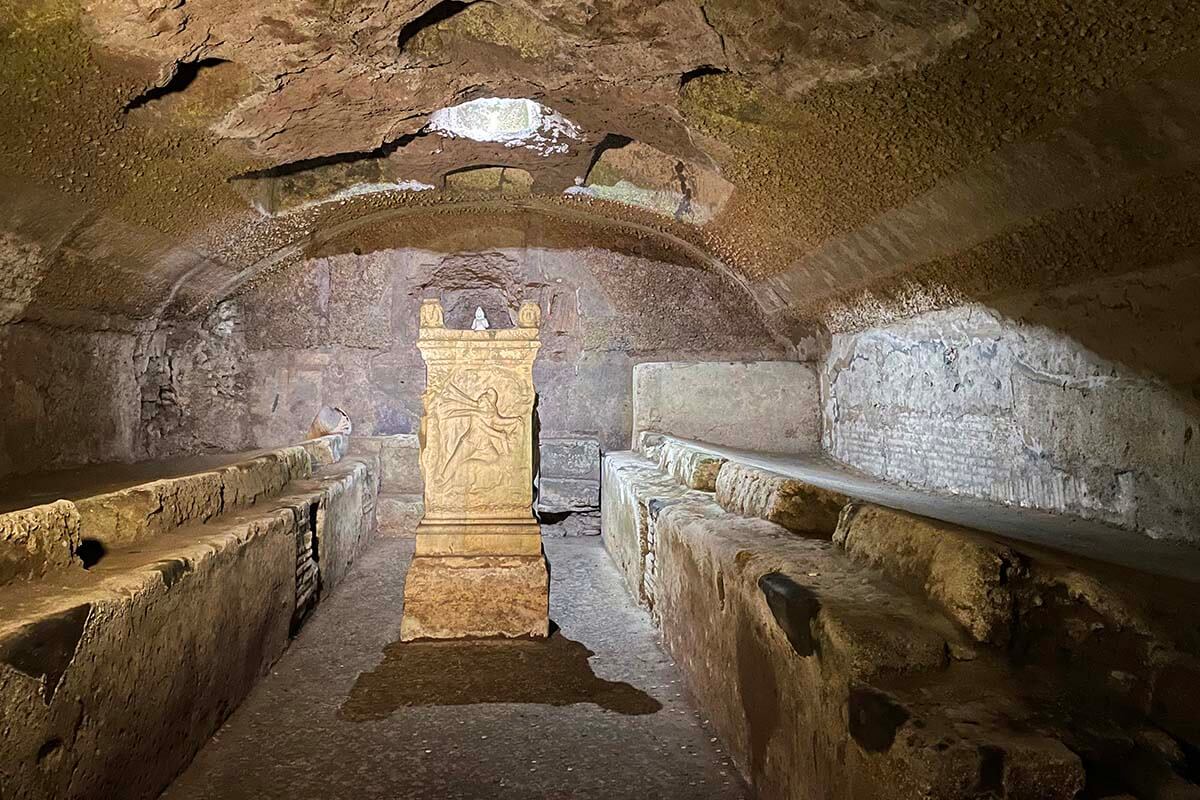 1st century underground site at Basilica of St Clement in Rome