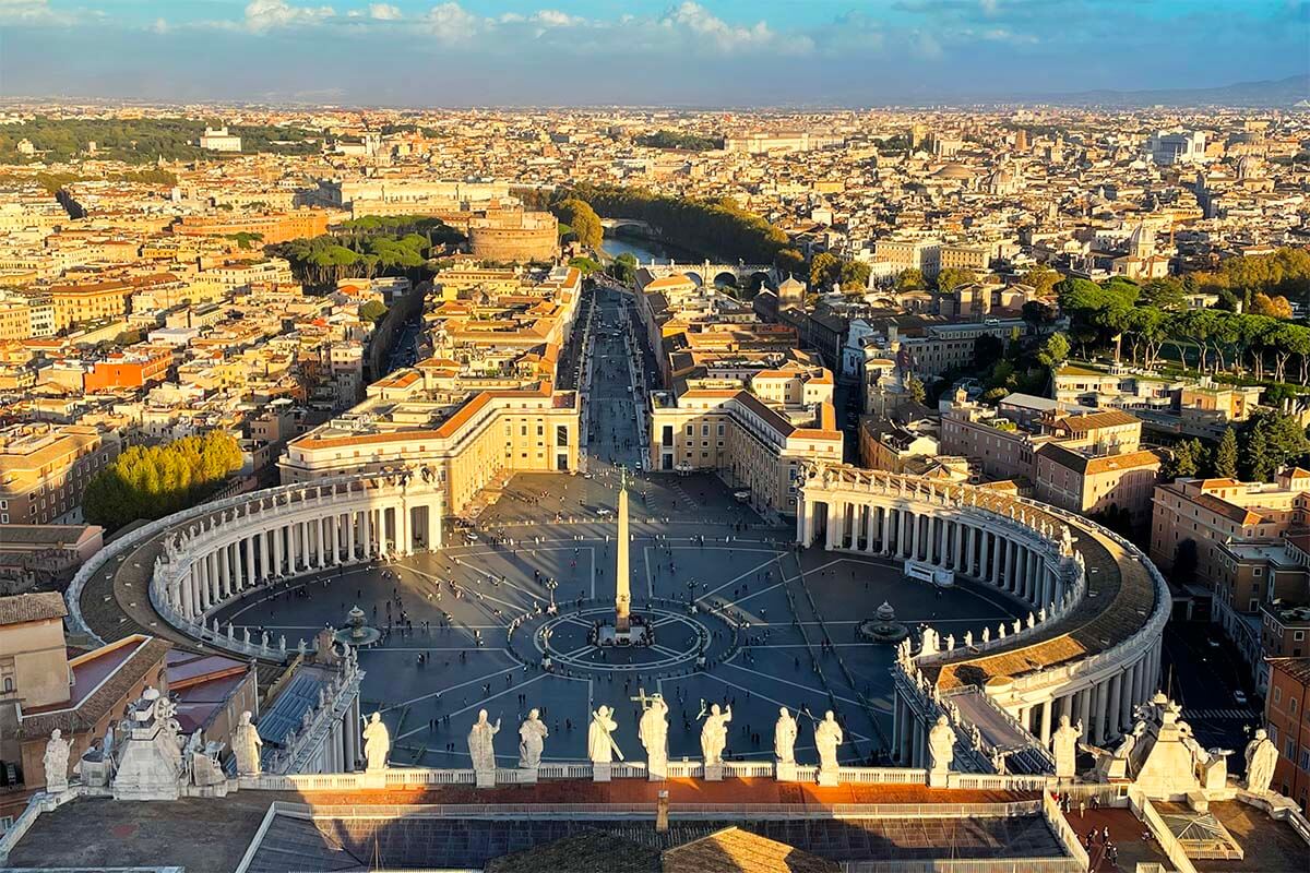 Best things to do in Rome - climb St Peter's Basilica Dome