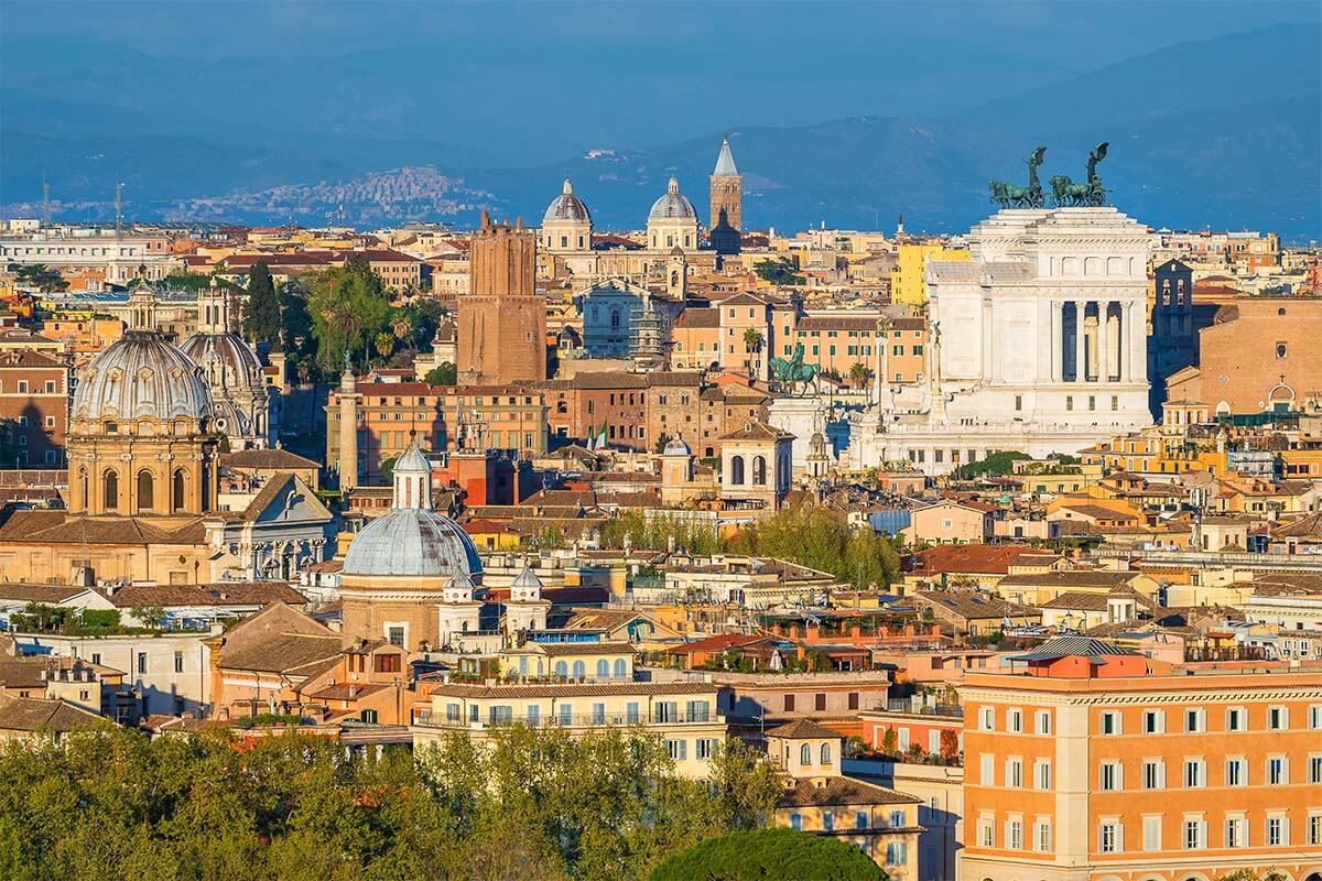 Las mejores vistas de Roma: desde el Belvedere del Gianicolo (colina Janiculum)