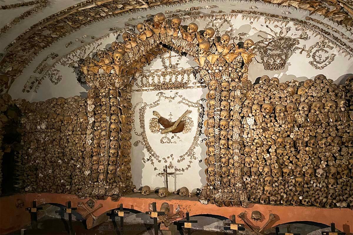 Capuchin Crypt - bone chapel in Rome Italy