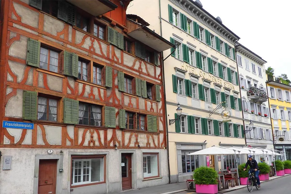 Franziskanerplatz in Lucerne, Switzerland