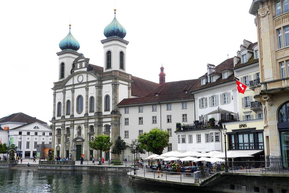 Jesuit Church in Lucerne Switzerland