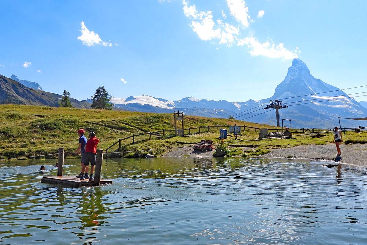 Leisee - one of the lakes of the 5 Lakes hike in Zermatt