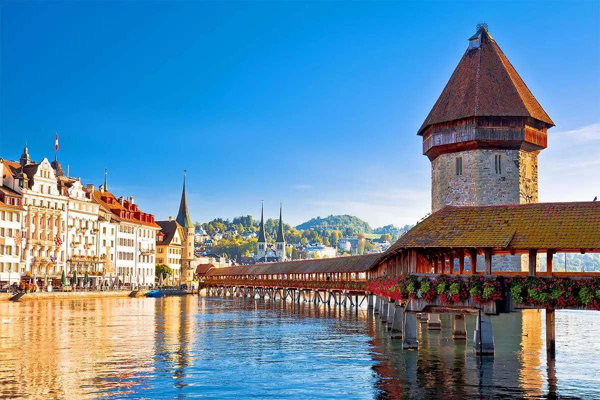 Lucerne Chapel Bridge and Water Tower