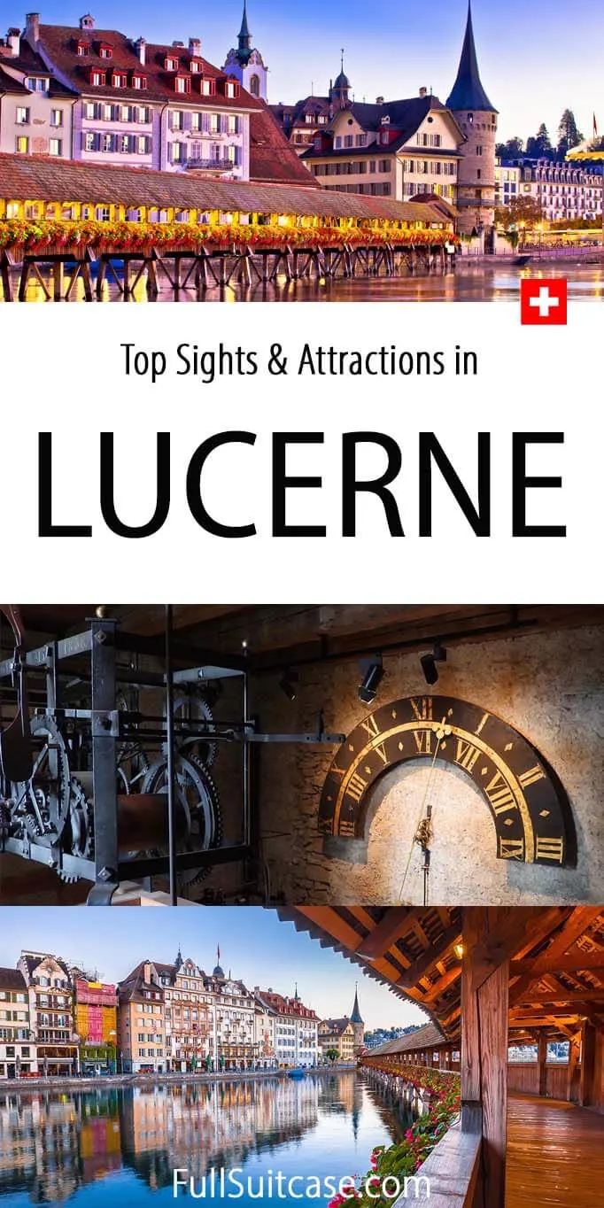 Lucerne sights and most popular tourist attractions
