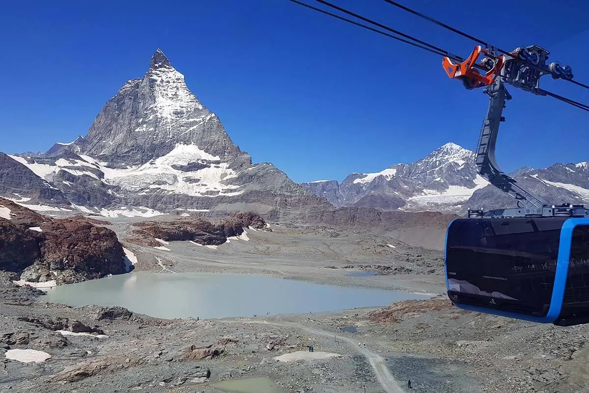 Paseo por el glaciar Matterhorn: teleférico desde Trockener Steg hasta Klein Matterhorn