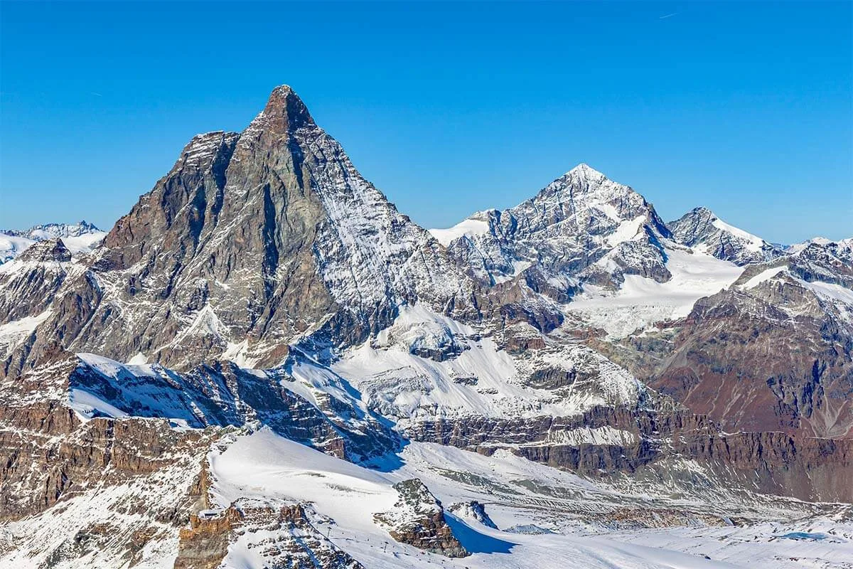 Matterhorn as seen from Klein Matterhorn viewing platform