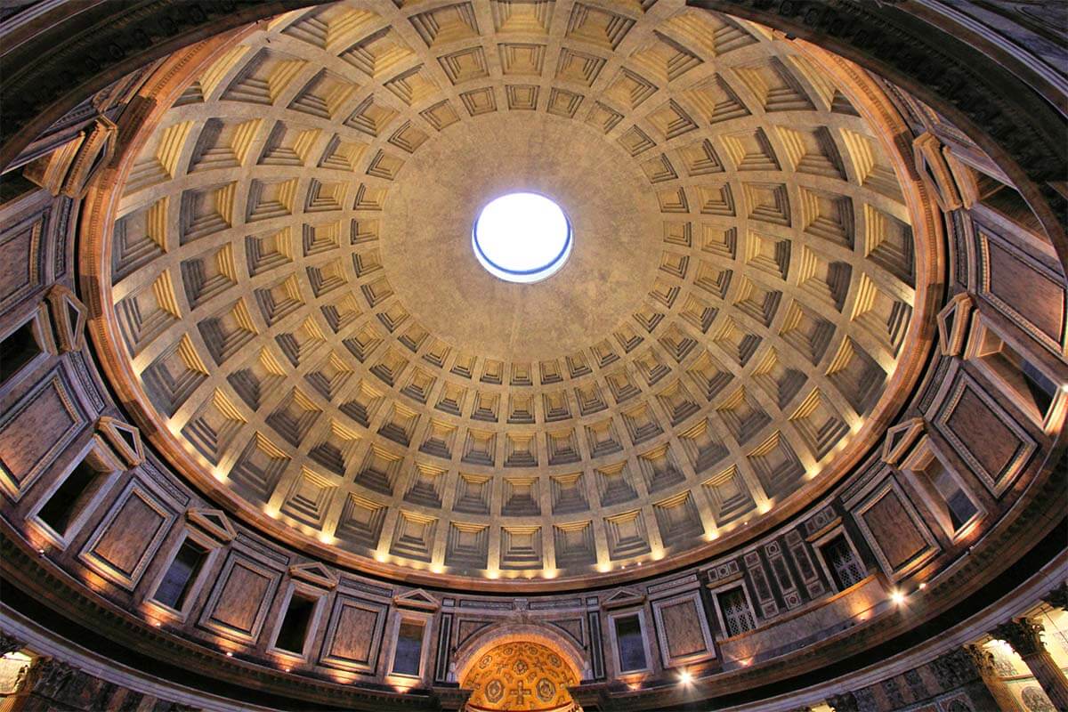 Oculus of the Pantheon in Rome