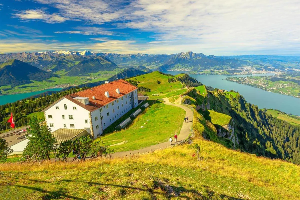 Rigi Kulm - one of the best places to see when visiting Lucerne in Switzerland