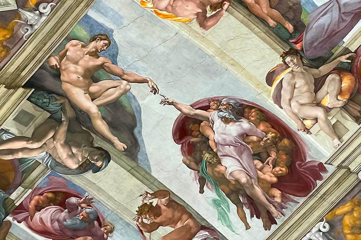 Sistine Chapel ceiling is a must see in Rome