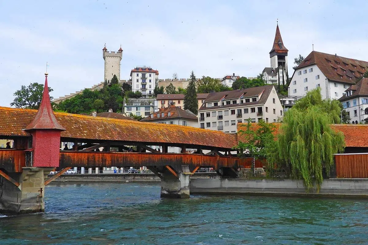 Spreuer Bridge in Lucerne Switzerland