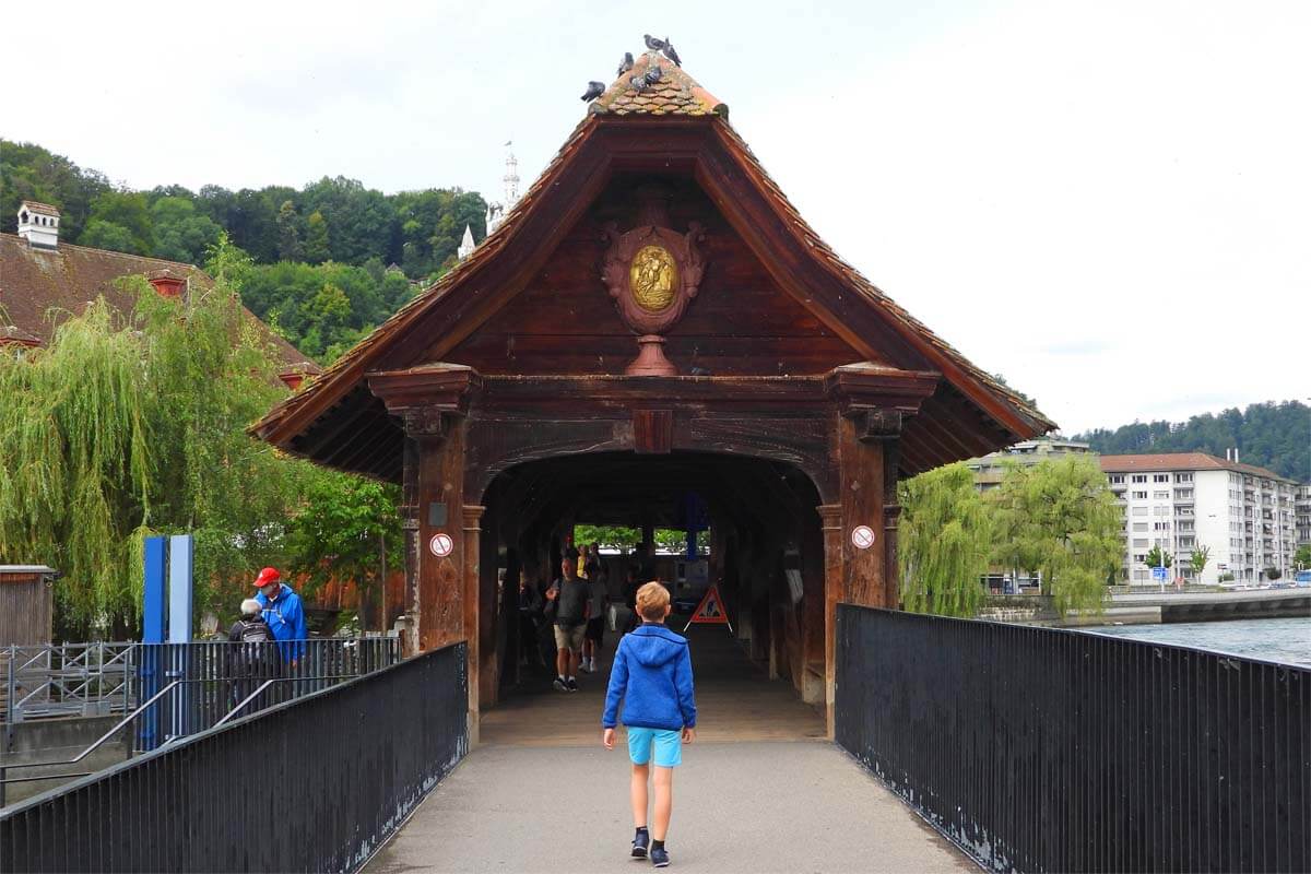 Spreuer Bridge is a must see in Lucerne
