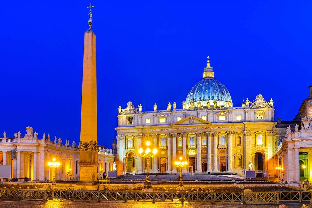St Peter's Basilica and the Vatican - must visit when in Rome