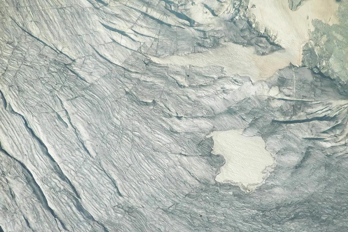 Glaciar Theodul visto desde el paseo por el glaciar Matterhorn