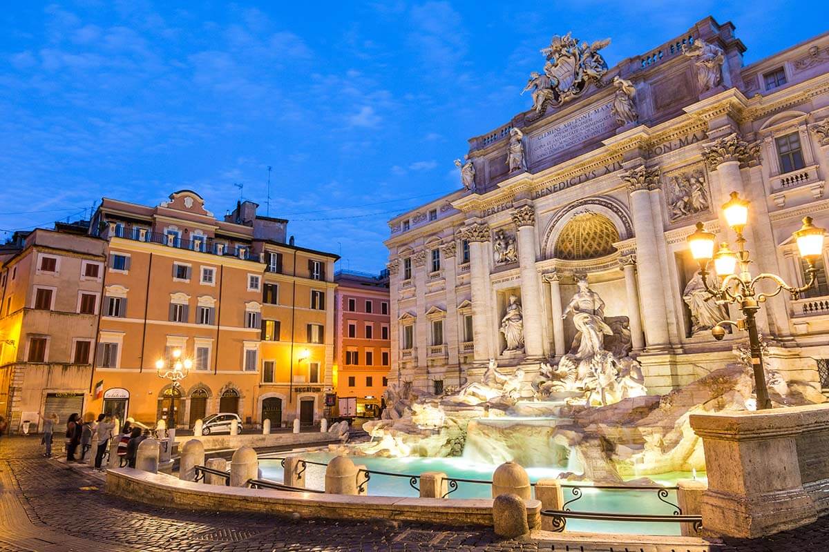 Trevi Fountain is a must see in Rome Italy