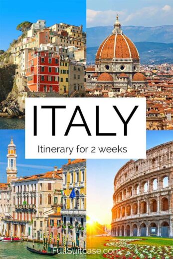 BEST of Italy in 2 Weeks: Detailed 14-Day Itinerary (+Map & Planning Tips)