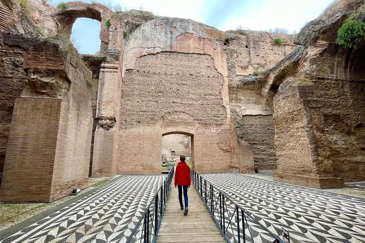 Ancient Roman sites in Rome - Baths of Caracalla