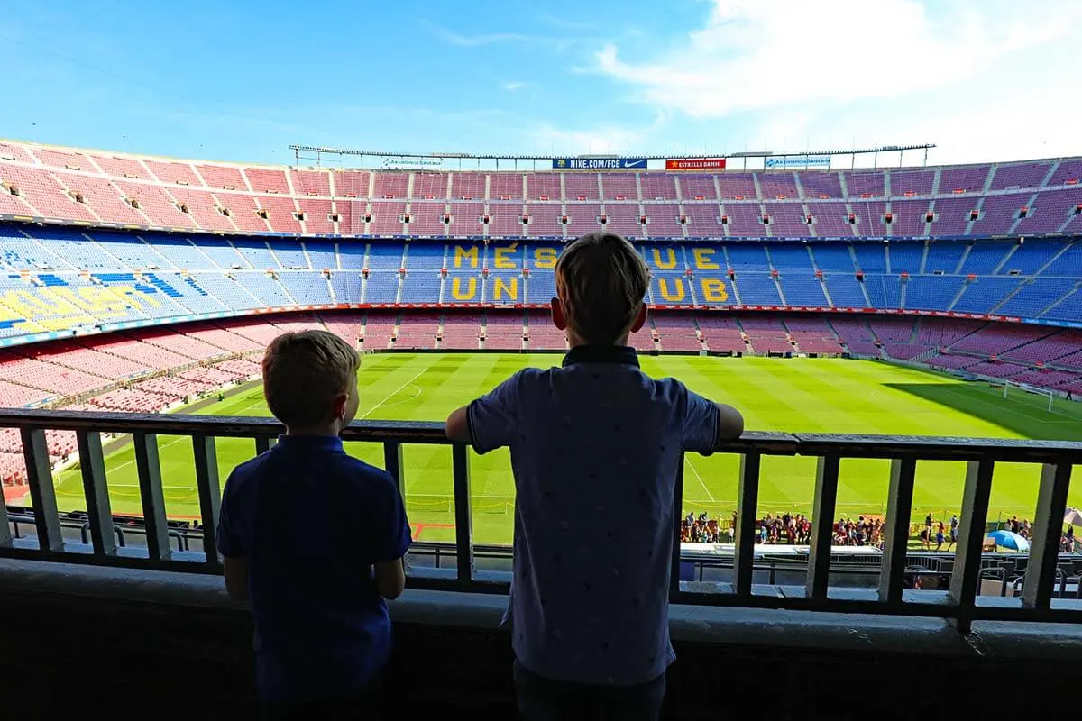 Camp Nou FC Barcelona stadium tour
