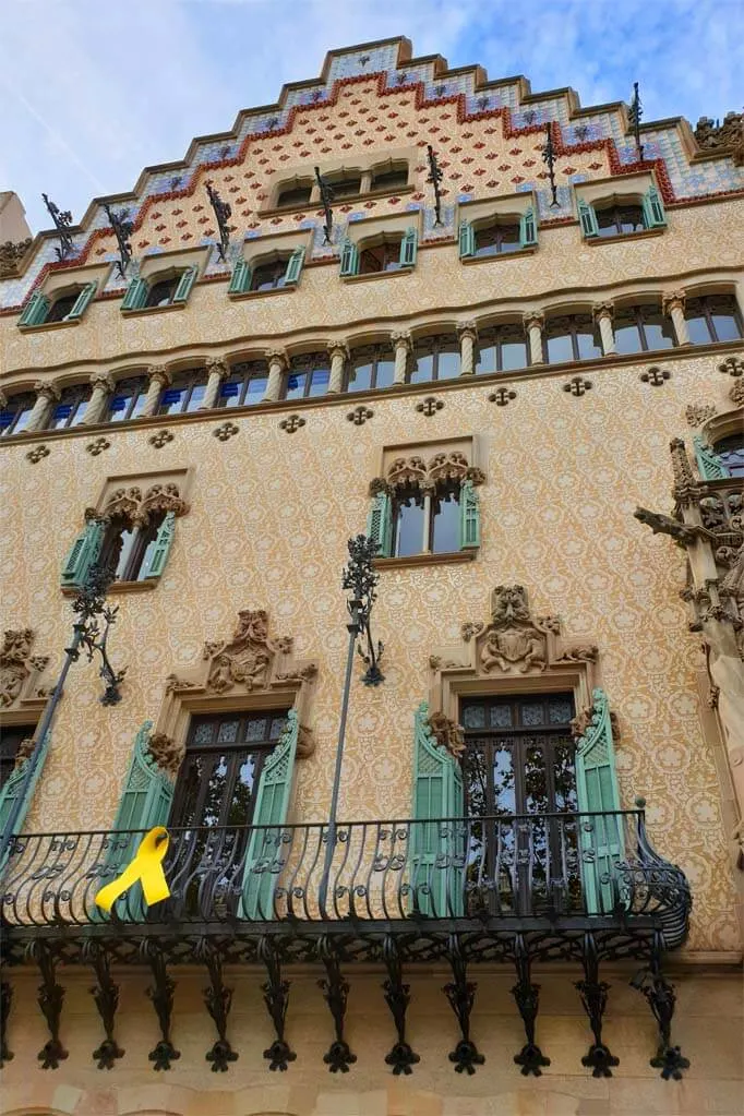Casa Amatller on Passeig de Gracia in Barcelona
