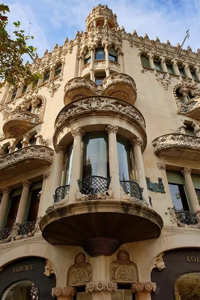 Casa Lleo Morera on Passeig de Gracia in Barcelona