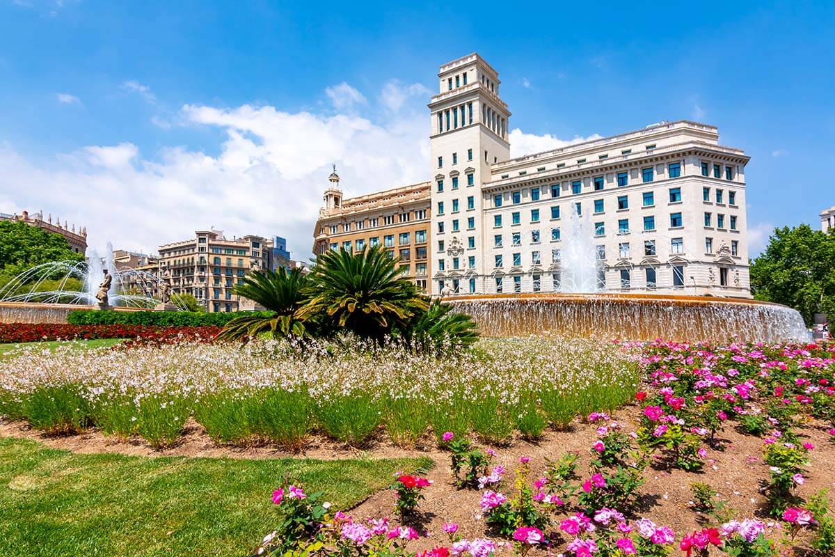 Catalunya Square is a must see in Barcelona